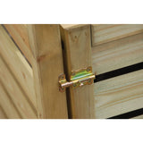 Triple Wheelie Bin Storage - Natural Timber, 8 x 3ft