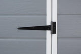Plastic Garden Shed 6 x 5ft - Resin, Double Doors