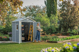 Plastic Garden Shed 6 x 5ft - Resin, Double Doors