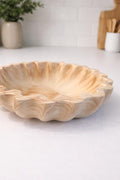 Handmade Jesmonite Wavy Edge Decorative Bowl – Marbled Trinket Dish