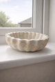 Marbled Handcrafted Jesmonite Bowl – Wavy Edge Trinket Dish - Nordic Home Gifts