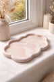 Handmade Cloud Trinket Tray – Beige Marbled Jewellery Dish